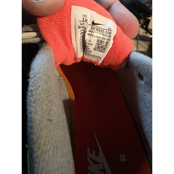 Nike Air Max 90 Toddler Size 13C Red/White/Dark Gray Sneakers DC8332-100 - Picture 9 of 9